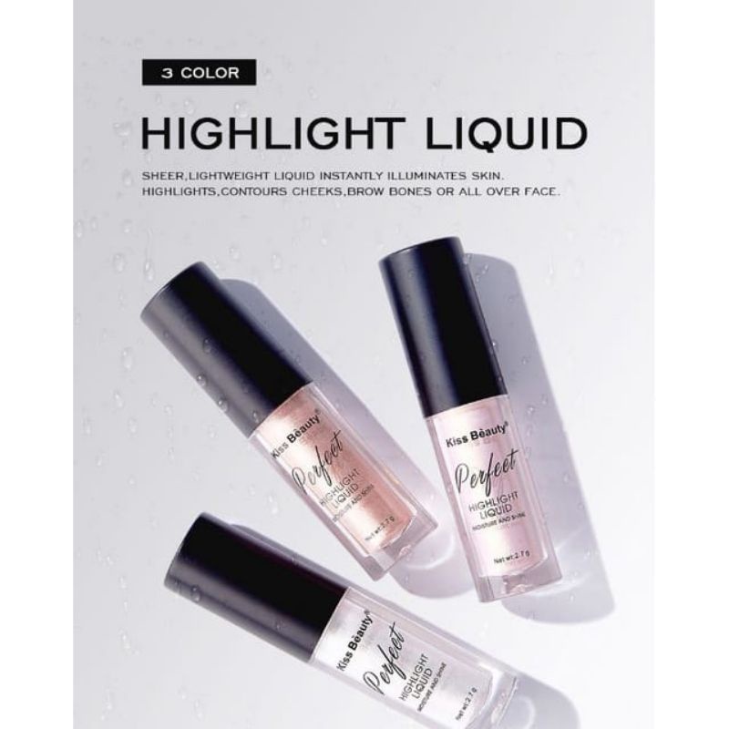 Medan Termurah Perfect Highlighter Liquid Highlighter Kiss beauty