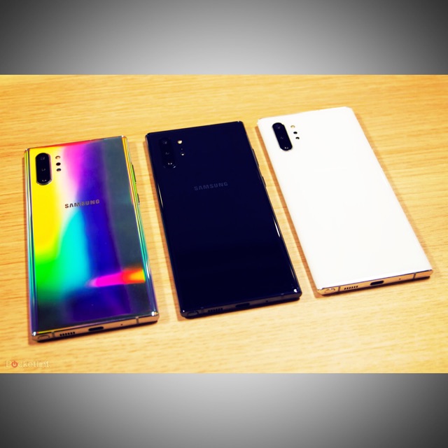 Samsung Galaxy Note 10 Plus warna lengkap mulus baru