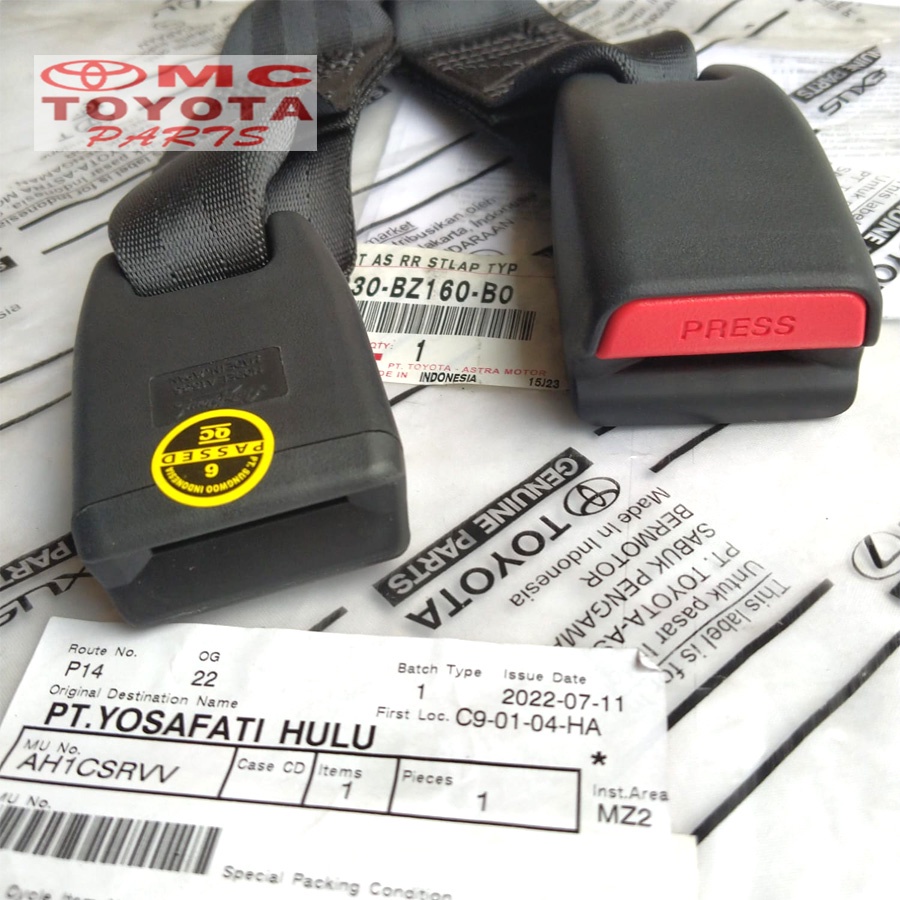 Colokan Safety Belt Tengah Kanan Avanza Xenia Grand 73330-BZ160-B0