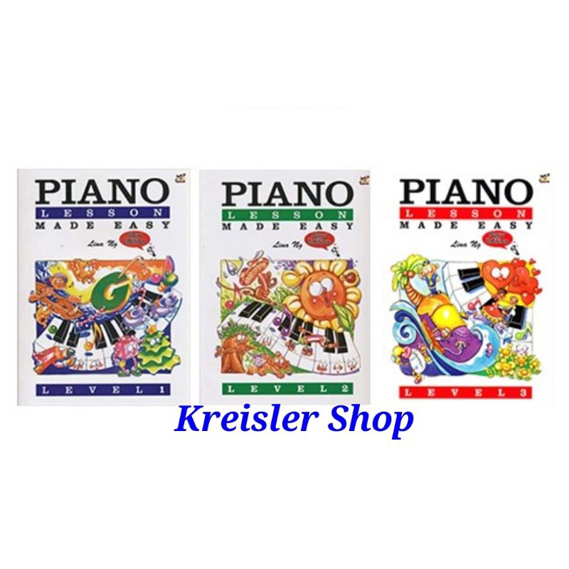 Piano Lesson by Lina Ng buku piano import dan original Buku piano pemula Buku piano anak