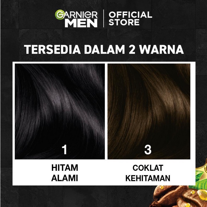 GARNIER MEN Shampoo Color ❤ jselectiv ❤ Pewarna Rambut Pria Semudah Shampoo GARNIER - ORI✔️BPOM✔️COD✔️