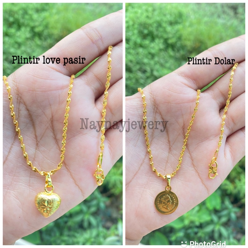Kalung Koin Plintir 45cm