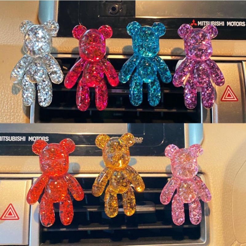 Jepit parfume mobil ac blink pengharum beruang bear parfum klip airfreshner bear blink PARFUM KLIP // parfum mobil jepit klip AC