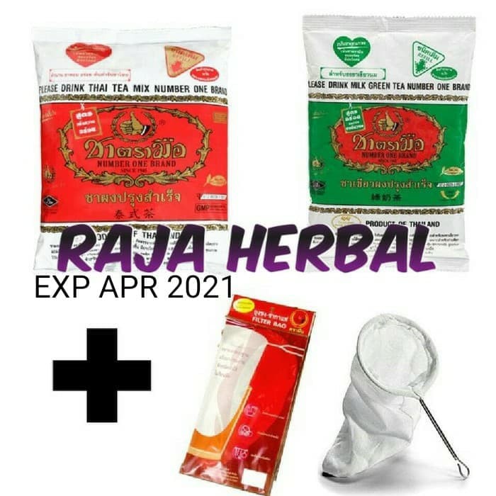 

THAI TEA 400 gr DAN THAI GREEN TEA 200 gr - tth154