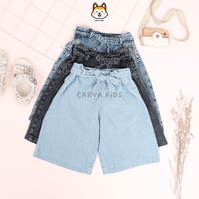 Carva Celana anak Kulot Jeans Anak Perempuan Snowash Celana anak cewek Usia 1-5 Tahun original jeans denim