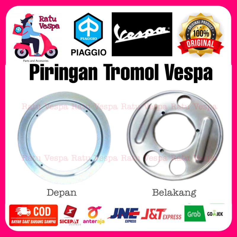 Piringan Tromol Depan Belakang Vespa Super Strada Sprint GL PX Excel