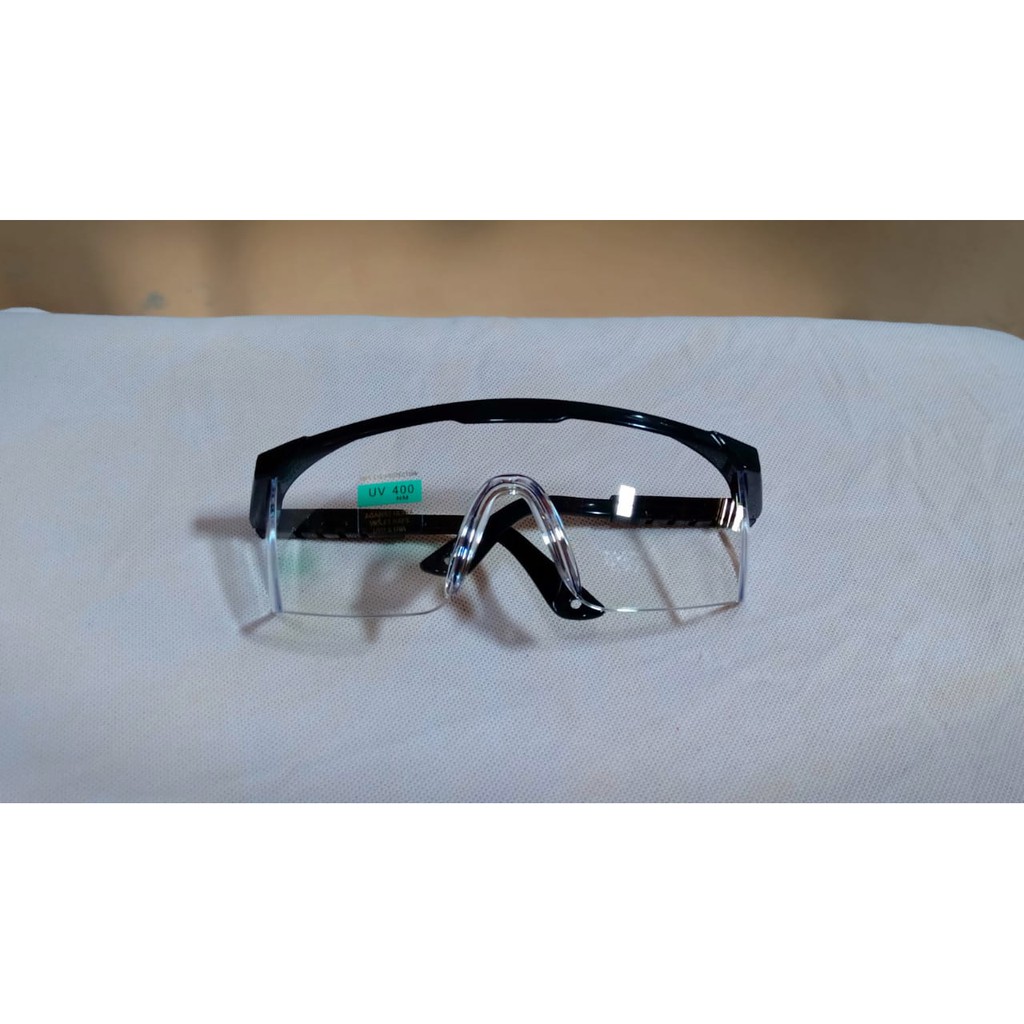 SAFETY GLASSES LAS PUTIH Atau Kacamata Las