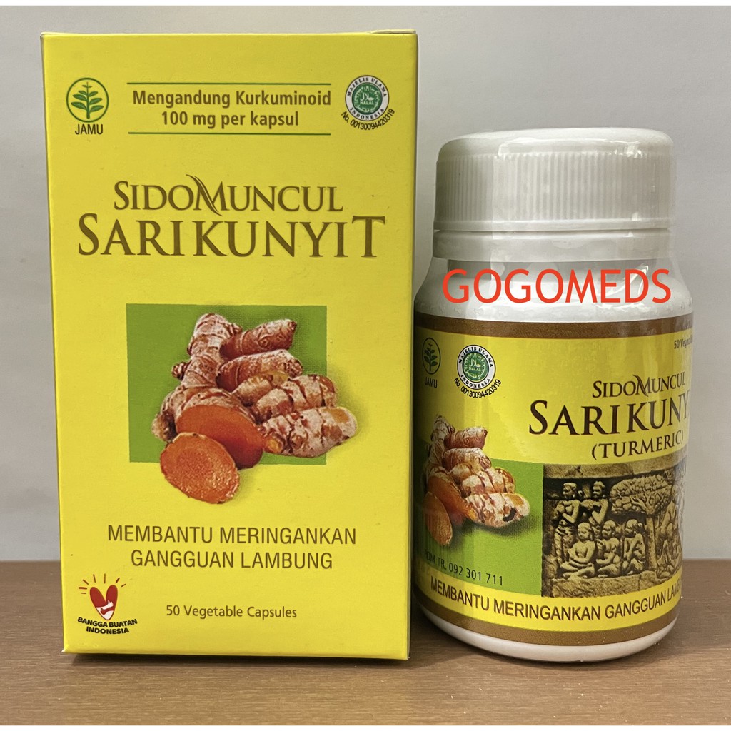 

SIDOMUNCUL SARI KUNYIT TUMERIC ISI 50 KAPSUL