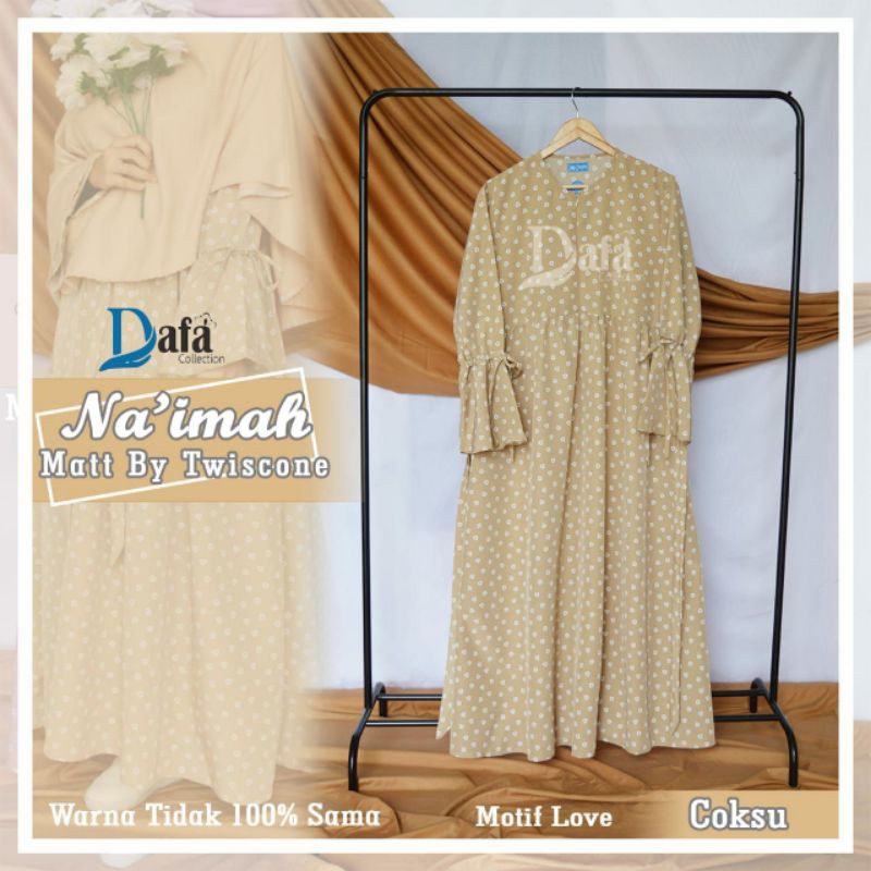 GAMIS NA'IMAH DRESS BY DAFA COLLECTION