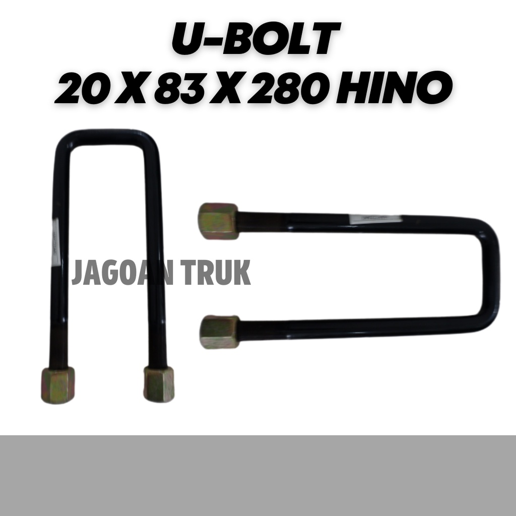 U-Bolt U Bolt Ubolt Depan 20 x 83 x 280