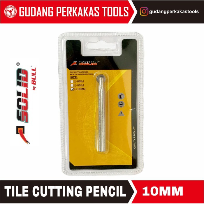 

SBO Tile cutting pencil/ pensil potong keramik 10mm Solid TUNGGU APALAGI