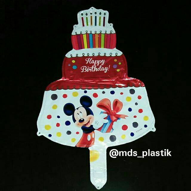 BALON FOIL KUE ULANG TAHUN 3 TINGKAT / BALON KUE ULTAH