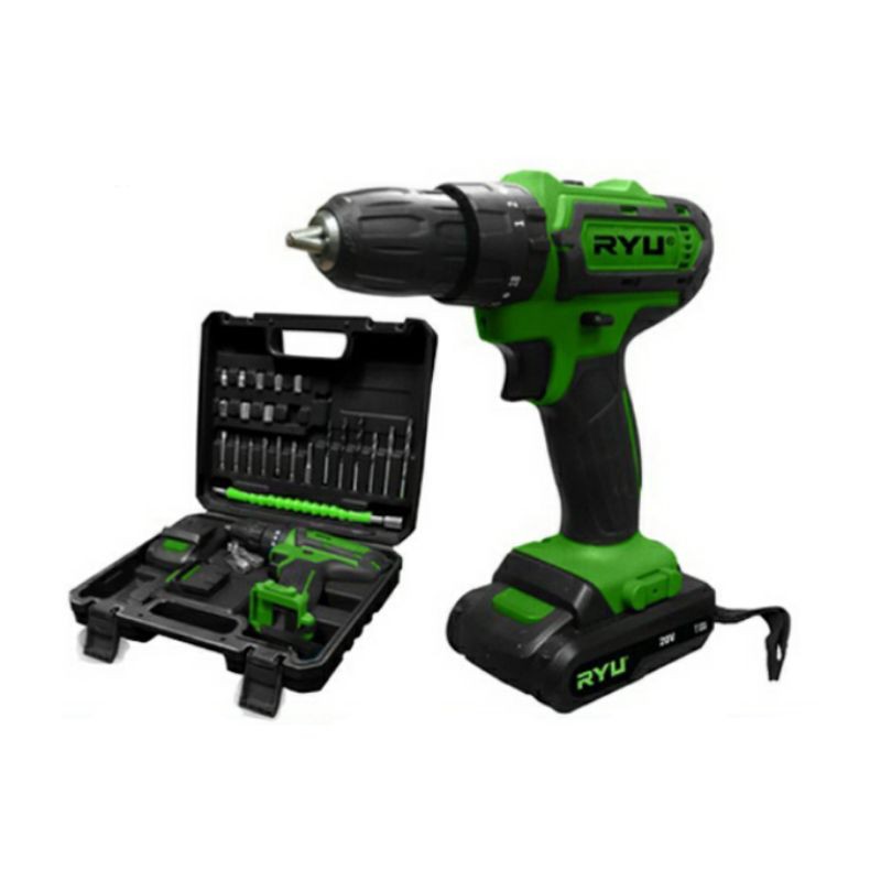 RYU CORDLESS DRILL IMPACT 20V MESIN BOR RYU RCI 20V