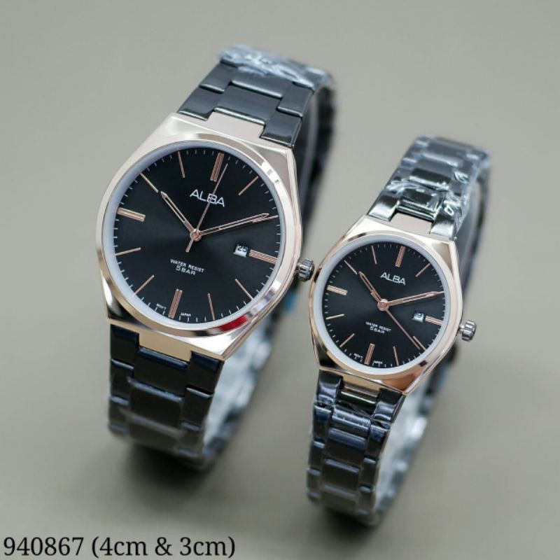 Jam tangan Alba couple Rantai Stanlees