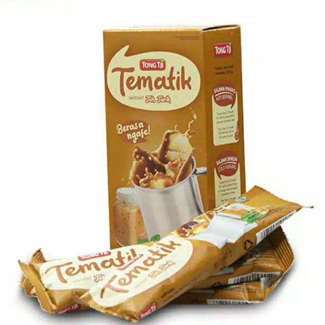 

TEH TARIK INSTAN TONG TJI TEMATIK INSTANT 1PACK ISI 3 SACHET