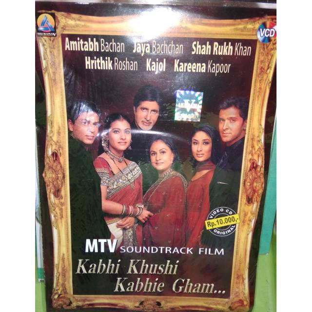 KASET VCD ORIGINAL LAGU INDIA KABHI KHUSHI KABHIE GHAM / DAFA BISNIS