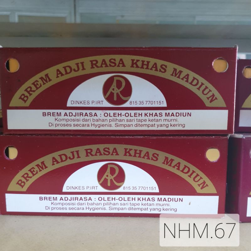 

Brem Adjirasa khas Madiun (Besar)