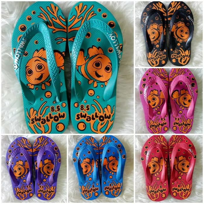 SANDAL JEPIT ANAK SWALLOW NICE MOMO KIDS UKURAN 7.5-8.5 sandal anak sandal tali sandal anak laki lak
