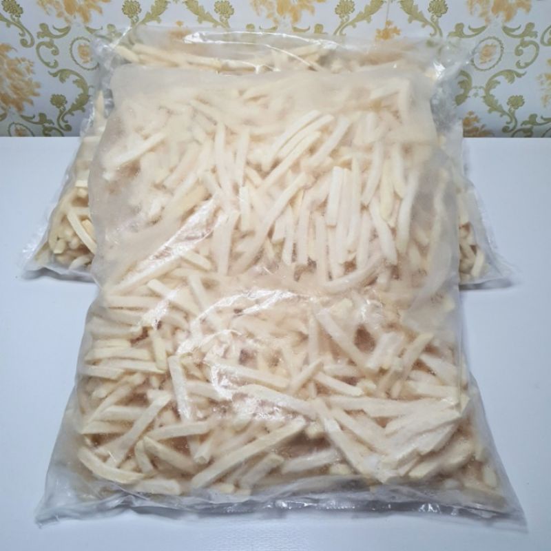 

KENTANG FROZEN KEMASAN 2,5KG/ AGEN KENTANG FROZEN/ GROSIR SHOESTRING/ CRINKLE CUT