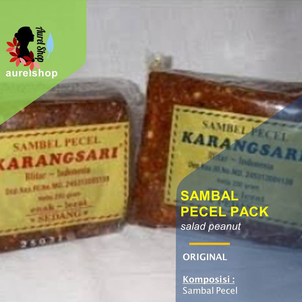 

KARANGSARI Sambal Pecel kemasan 1 pack