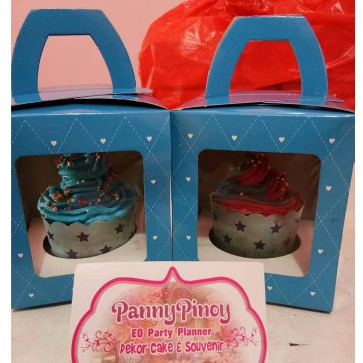 

Cupcake Kemasan Box Satuan/Custom Cantiiikk MurMer Rasa Cake Dijamiiin