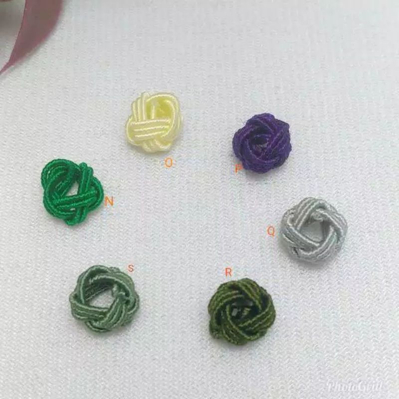 stoper rajut/ stoper kepang/ penyekat gelang tali (1pack isi 10pc)