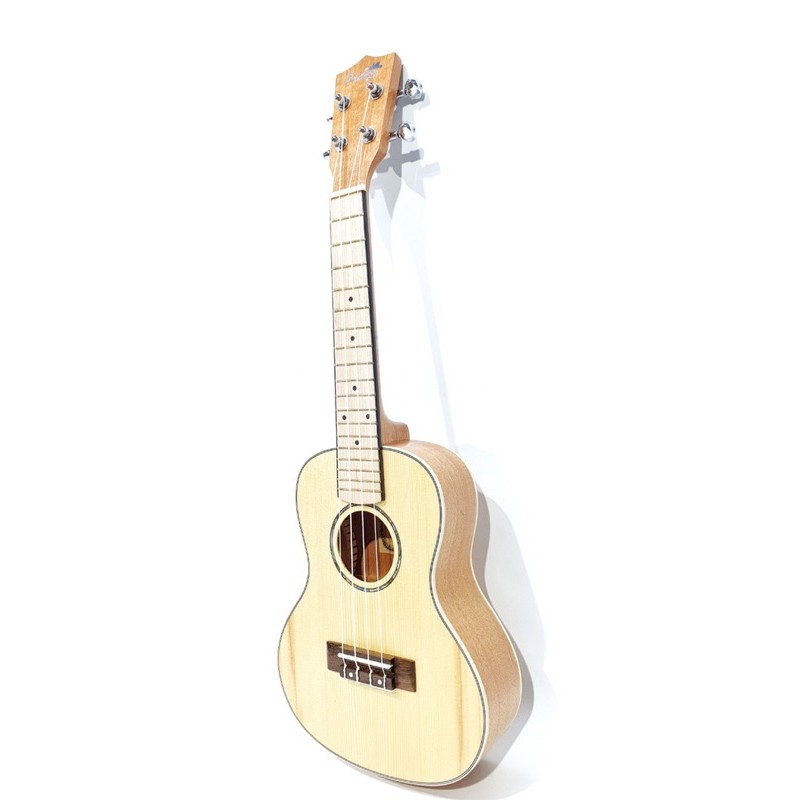 Ukulele Concerto Merk Cowboy Original Tipe UK-23 Solid Warna Natural Murah Senar 4 Ukuran 23 Inch