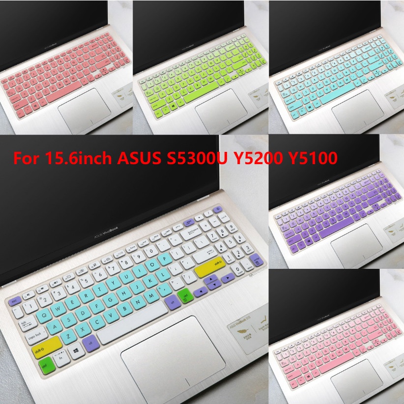 For 15.6inch ASUS S5300U Y5200 Y5100 Soft Ultra-thin Silicone Laptop Keyboard Cover Protector