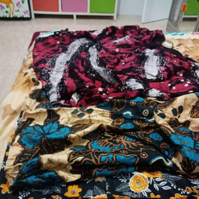 Dress Busui / Dress Kancing / Batik Cap Pekalongan / Daster Muslim Cap / Longdress / Dkcm001