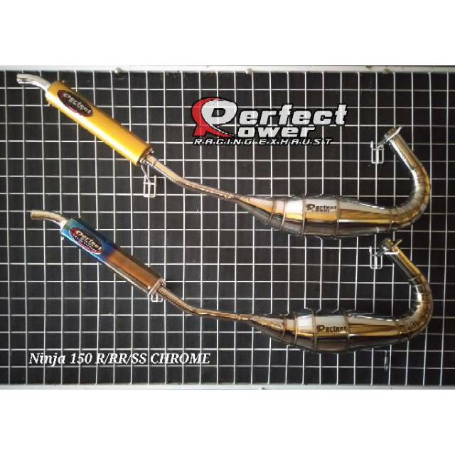 Knalpot Racing Chrome Ninja R RR SS