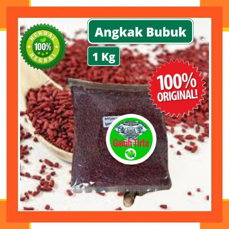 

ANGKAK BUBUK 1kg - Monascus purpureus - MURNI - JSR - REMPAH