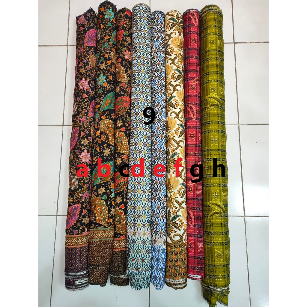 KAIN BATIK METERAN BAHAN polyester