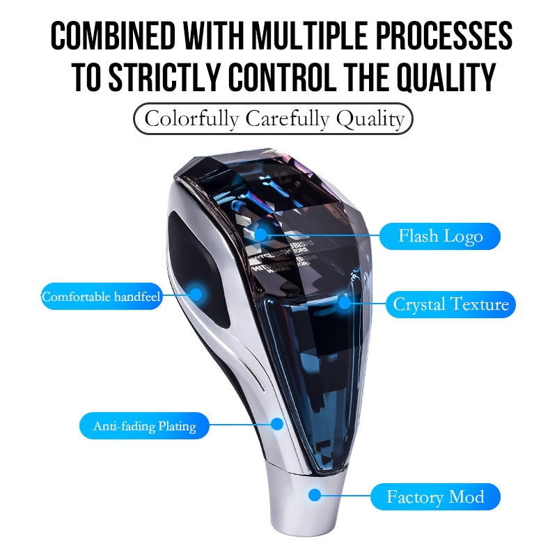 Knob Tuas Perseneling Mobil Dengan Logo Mitsubishi Xpander Triton Mirage