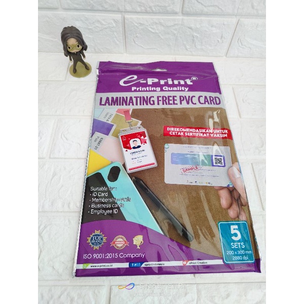 

Laminating FREE PVC CARD/kertas laminating PVC/laminating PVC Card