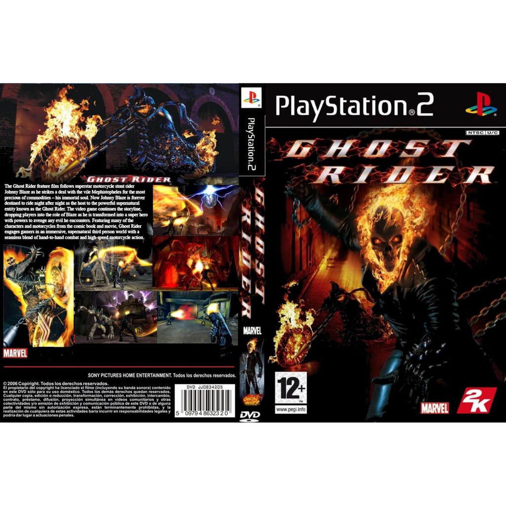 Jual Kaset PS2 Game Ghost Rider Indonesia|Shopee Indonesia