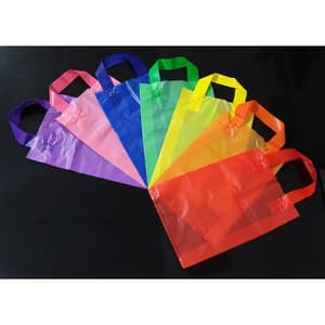 Tas Softhandle murah uk. 30x40 isi100pcs/Plastik Packing warna/Shopping bag warna/Tas souvenir warna