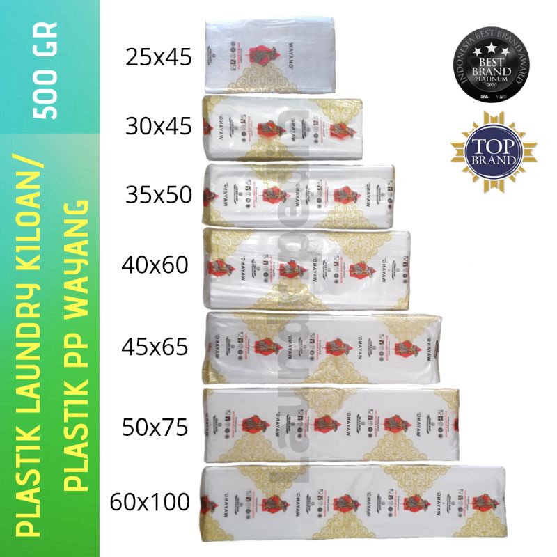 Plastik Laundry Kiloan Pp Wayang Tebal Bening