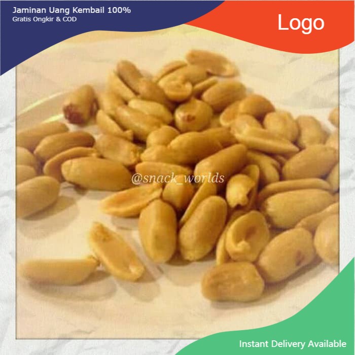 

Makanan Ringan Snacks 1KG Kacang Bawang Super Goreng Terima kasih