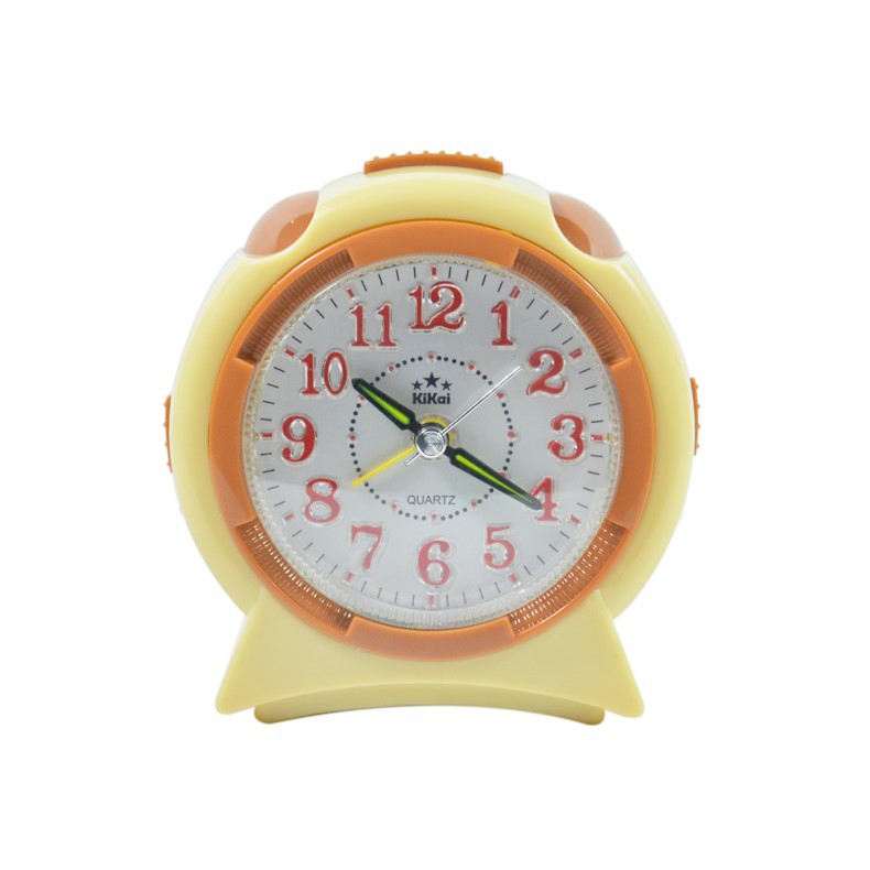 Jam Meja Beker Weker Alarm Clock DUAL MODE Kring Melody Bell Free Baterai