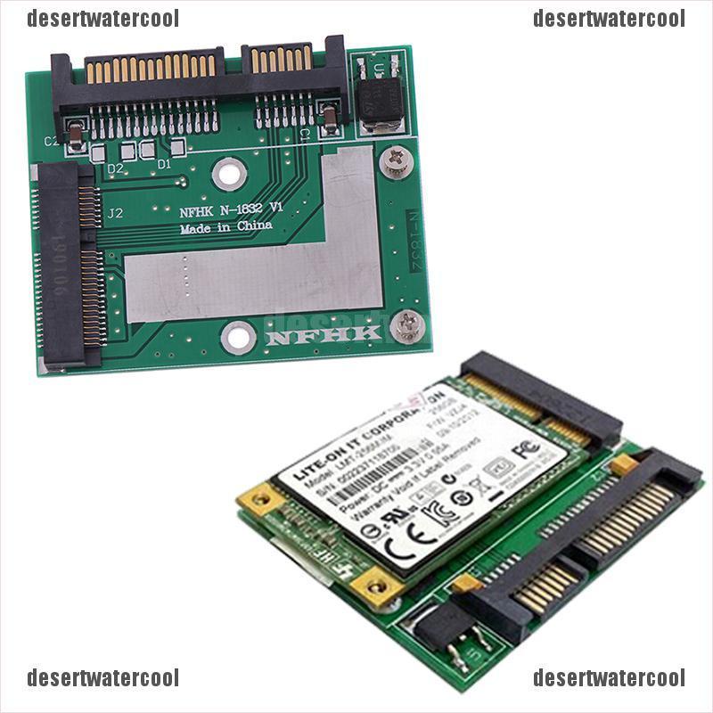 Deid mSATA ssd Ke 2.5 '' SATA 6.0gps Papan Modul adapter converter card mini pcie ssd