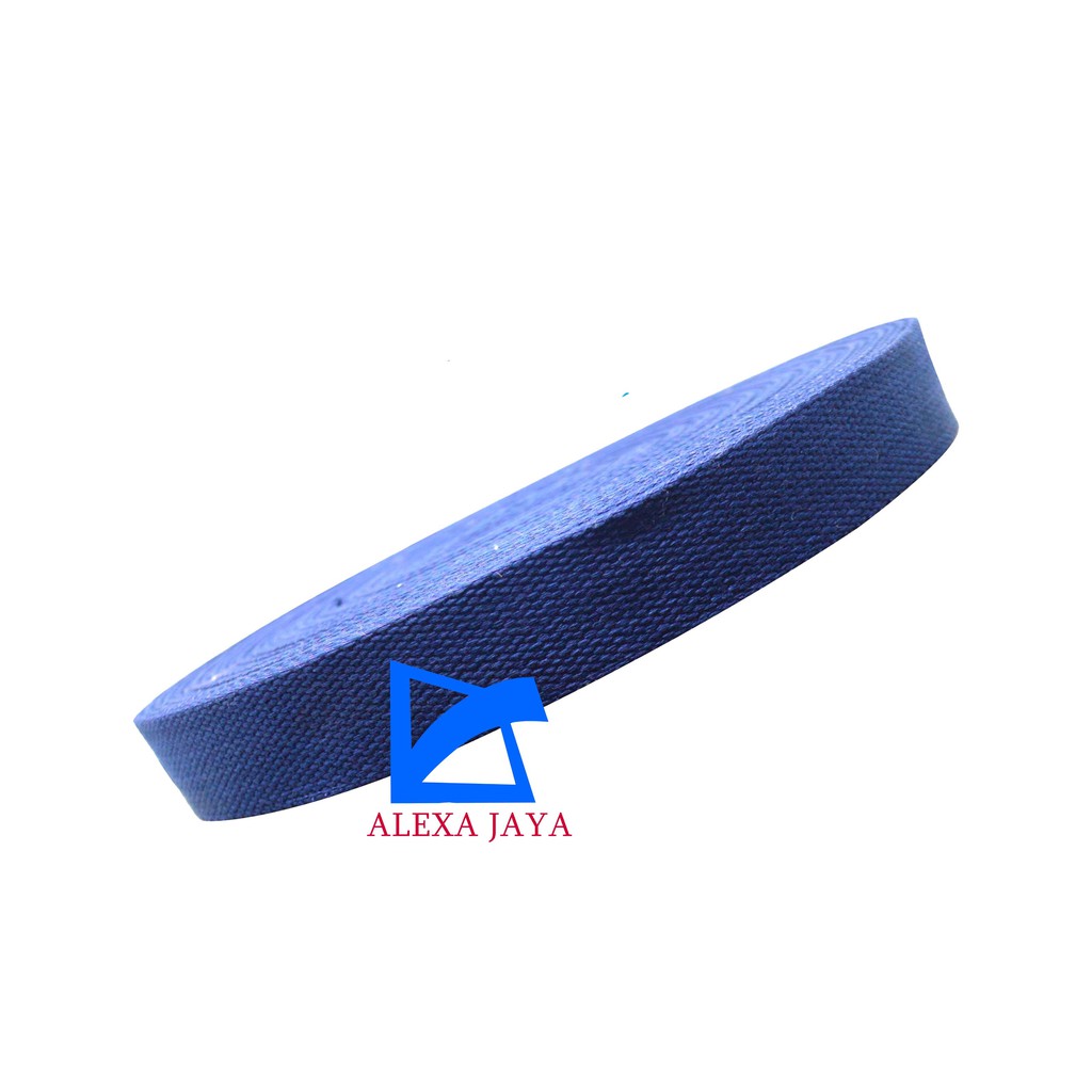 

GROSIR TALI WEBBING KATUN UKURAN 3.8 CM NAVY KT 38 NAVY