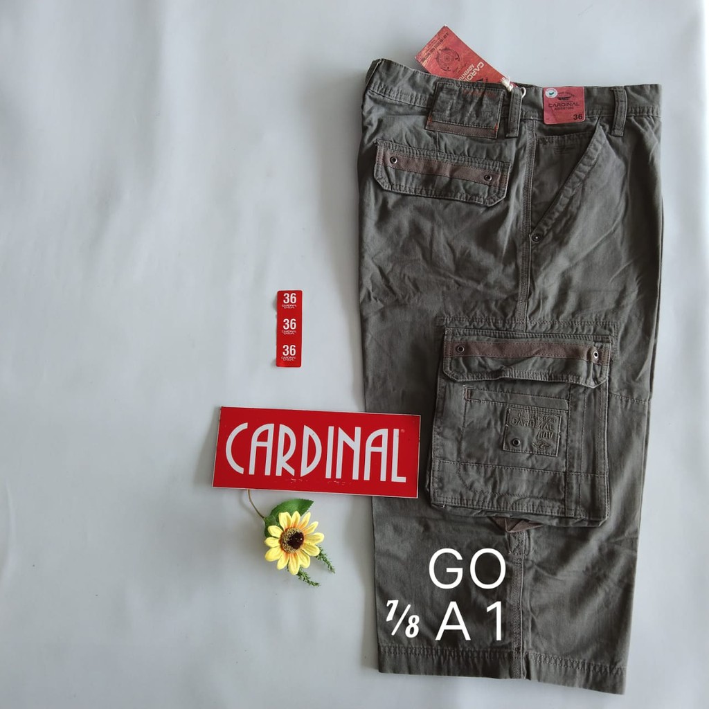 gof 36-KPL CARDINAL KEMPOL CASUAL Celana Pendek Cowok Celana Kempol Fashion Pria Brand Kekinian