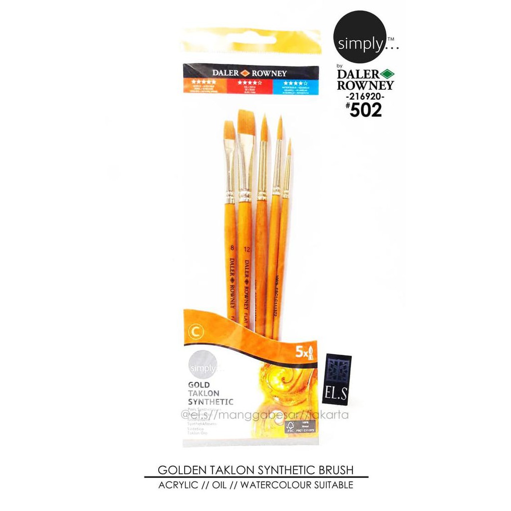 

Daler Rowney Simply Brush Set 502 Best Seller