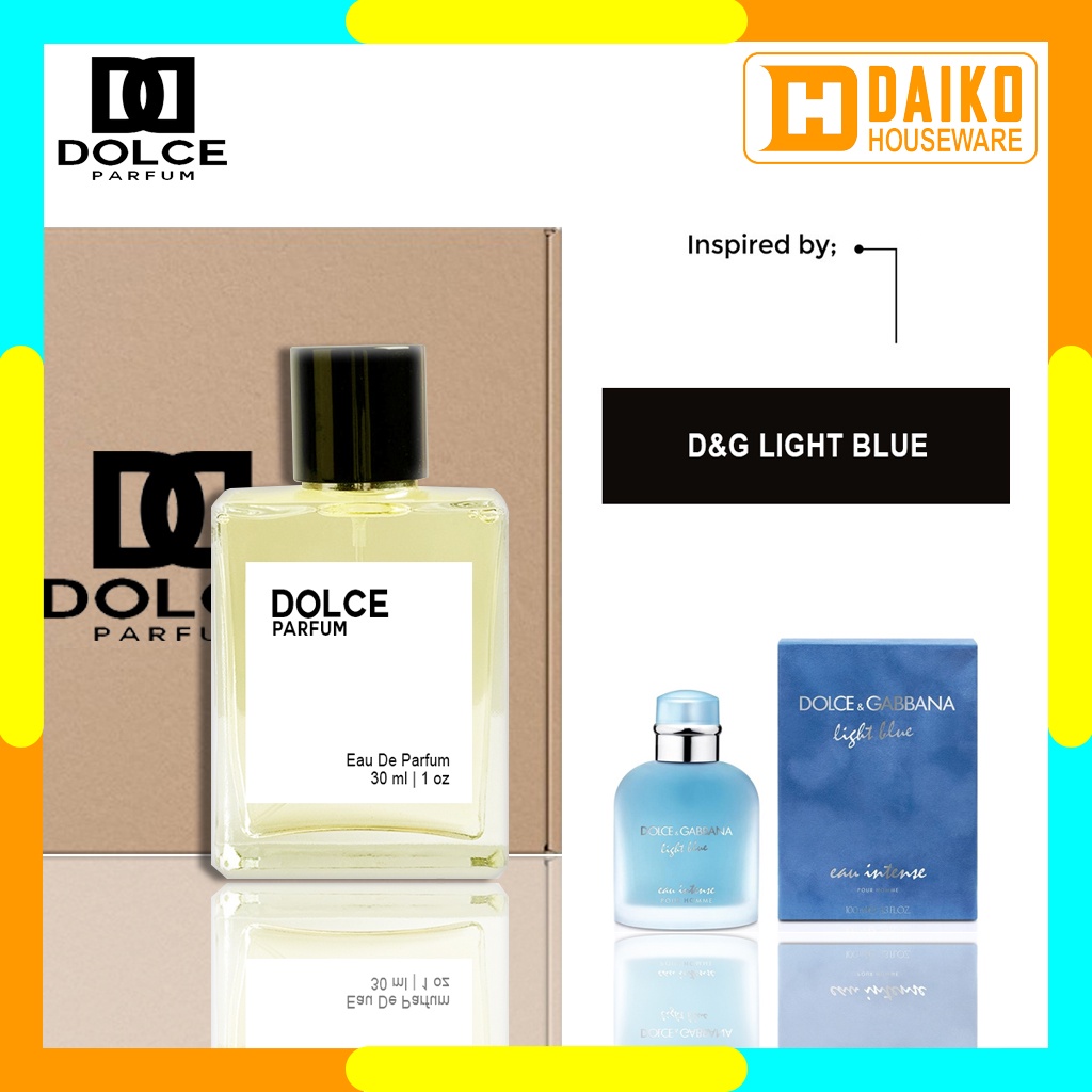 Parfum Light Blue Men - Inspired Perfume Pria Minyak Wangi Segar Cowol Maskulin Tahan Lama