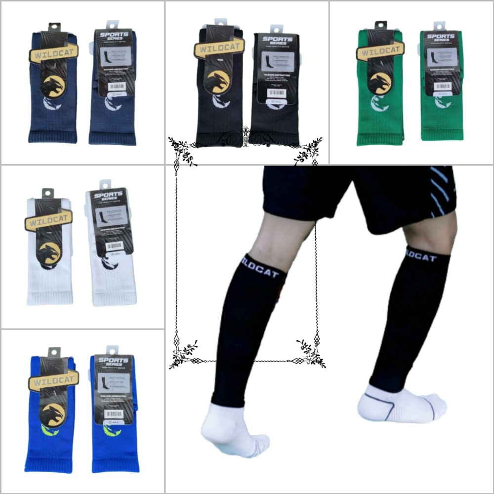 Terlaris Kaos Kaki Sambung Wildcat Dummy Sleeve Socks Futsal Sepak Bola Olahraga Keren