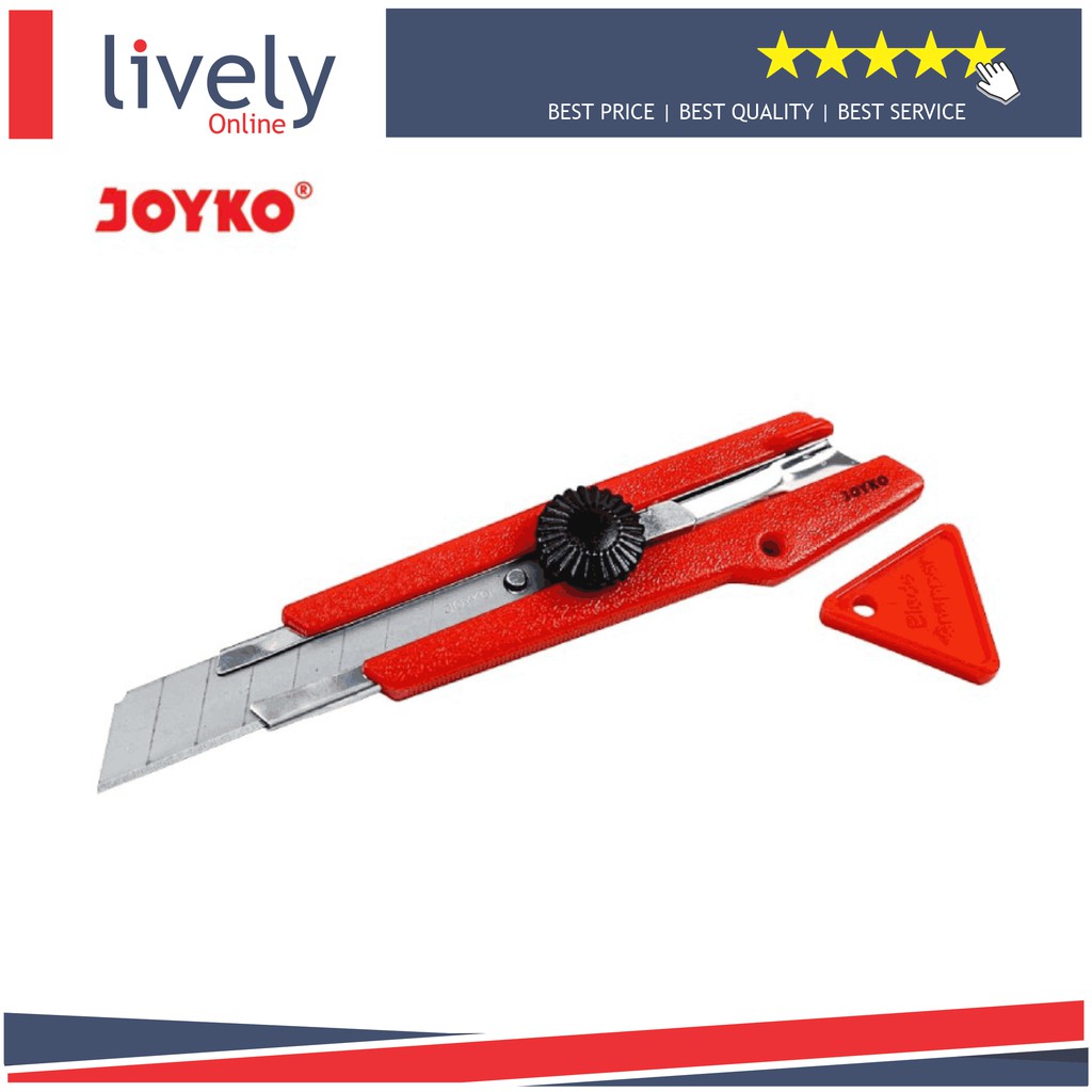 Paket Cutter / Pemotong Joyko L-500 + Refill L-150