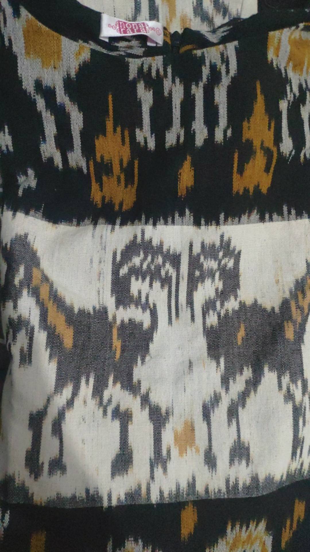 Kloki Lurik D0226, Blouse Batik Wanita Modern Nona Rara