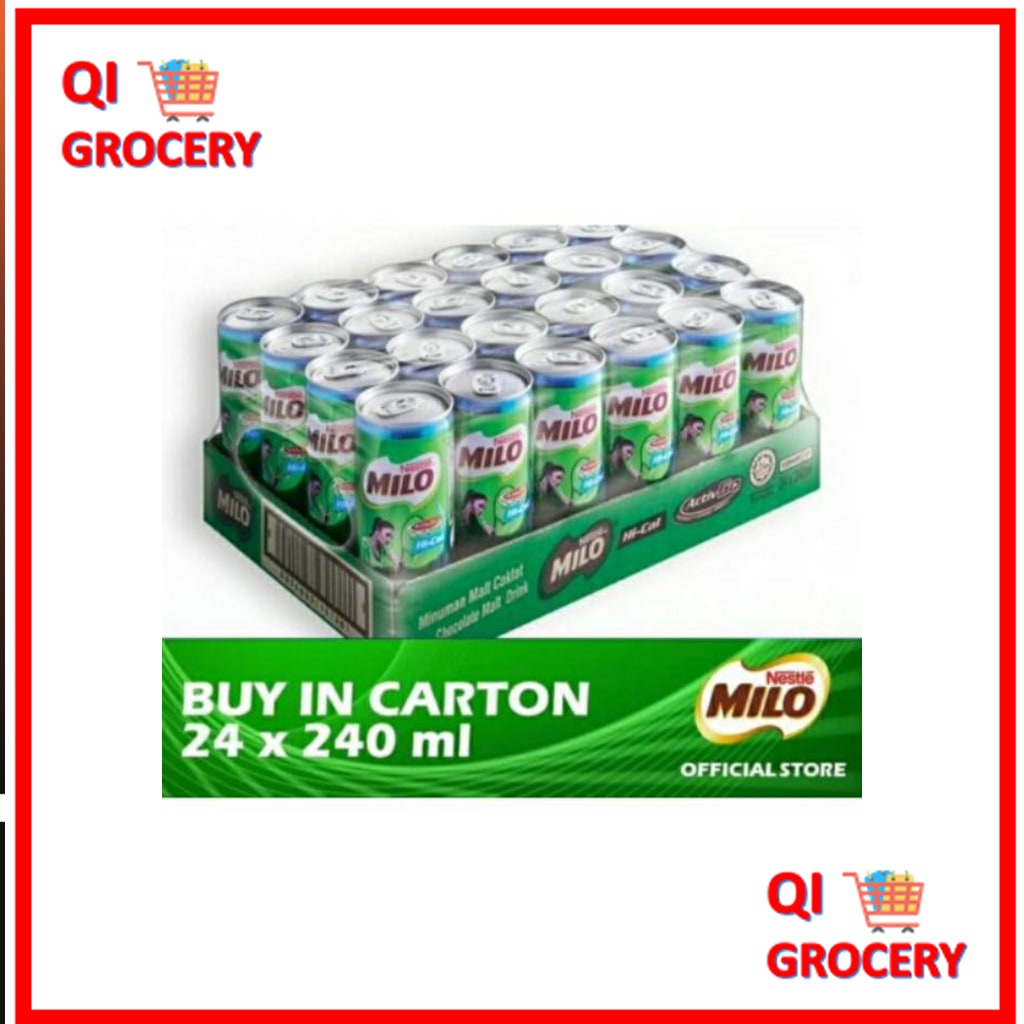 

Milo High Calcium 240ml 1dus isi 24pc