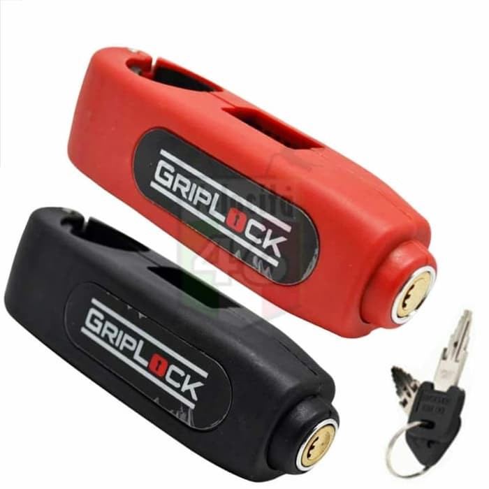 Kunci Pengaman GripLock Motor Original - Merah