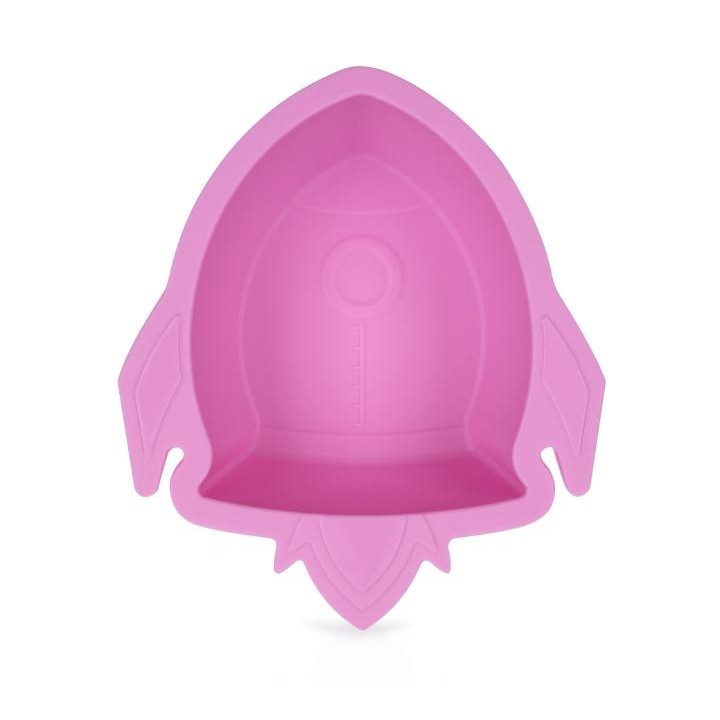 Nuby Sure Grip Rocket Bowl Pink